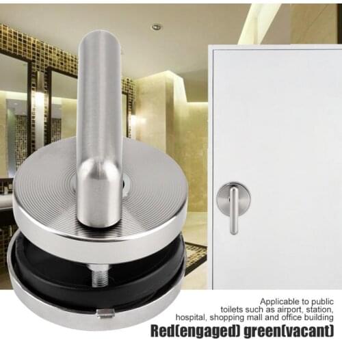 Zinc Alloy Latch Vacant Door Lock Home Public Toilet WC Bathroom Bolt Vacant Privacy Indicator Door Lock cerradura puerta Newest