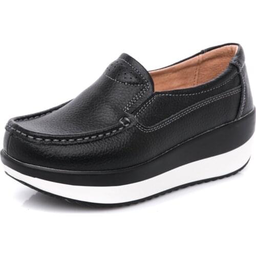 2021 Spring Autumn Womens Platforms Shoes Flat Platform Moccasins Loafers Female Sneakers Zapatos De Mujer Zapatos De Mujer