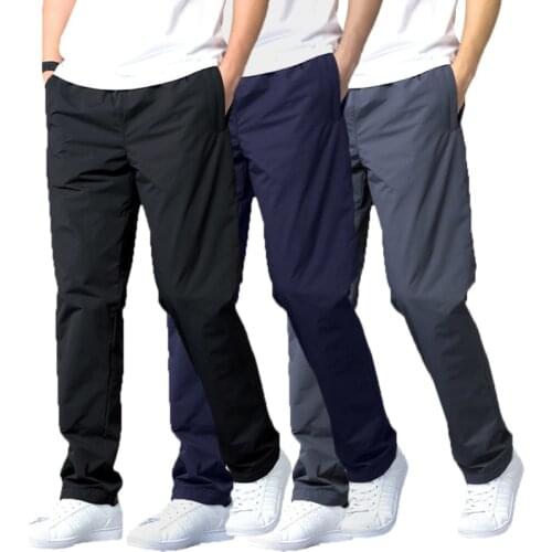 2020 New Stretch Pants Men Spring Autumn Mens Sweatpant Good Quality Straight Windproof Pant Plus Size 6XL 7XL Casual Trouser