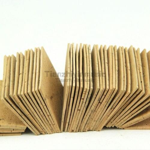 50Pcs Natural Sax Saxophone Neck Cork Sheet 1.0mm