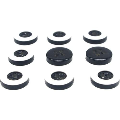 50PCs Resin Buttons 4 holes Round Multilayer Button Latest Design Scrapbooking Sewing Accessories Craft JS9009 11mm