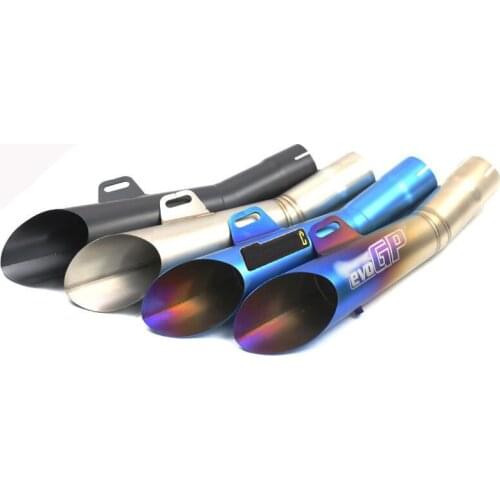 52MM inlet Slip On R6 Motorcycle for GP Exhaust Muffler Pipe Pit dirt bike Pitbike Escape motorbike For YZF-R6 R6 YZF R6