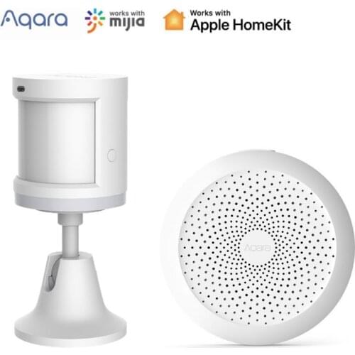 Aqara Smart Home Light Motion Detector Sensor Intelligent Human Body Detection Gateway 3 Hub for Xiaomi Mijia Homekit Alexa