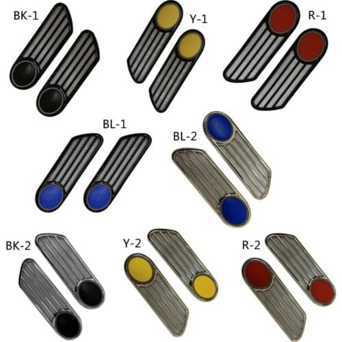 Car Side Air Flow Vent Fenders Universal Decoration Long-Lasting Adhesion Multicolor Unique Style Durability 40GF