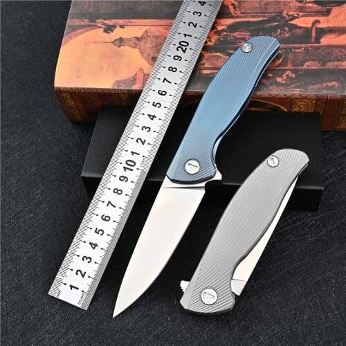 D2 steel self defense weapons Outdoor camping titanium edc tool tactical survival Hunting knife