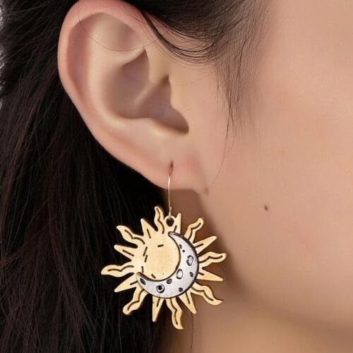 Women's Gold Earrings Funszhe China