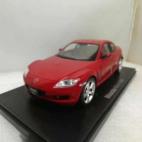 Diecast 1/64 Scale Mazda RX-8(2003）RED Modified Alloy Model Cars Static Display Adult Collection Boy Toy Gift