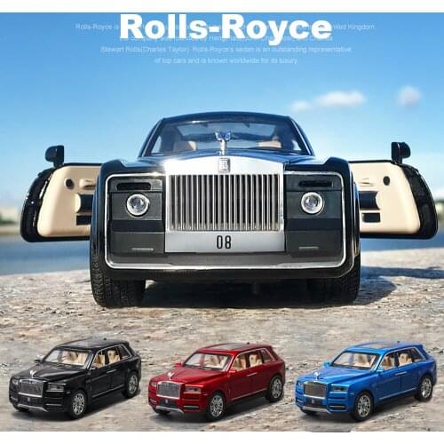 High simulation metal Model Car Wheels Alloy Vehicle Rolls Royce Sound And Light Pull Back Car Toys for Boy Kids for children