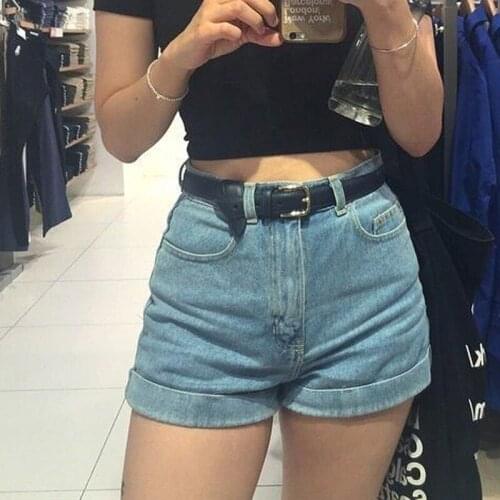 Fashion Female Antique Black Belt Metal Buckle Jeans Woman Faux Leather Belt