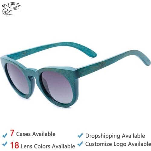 Mens Real Wood Glasses Round Running Sunglasses for Men UV Protection Mens Sunglasses 2020 Polarized Sun Glasses Shades GB024