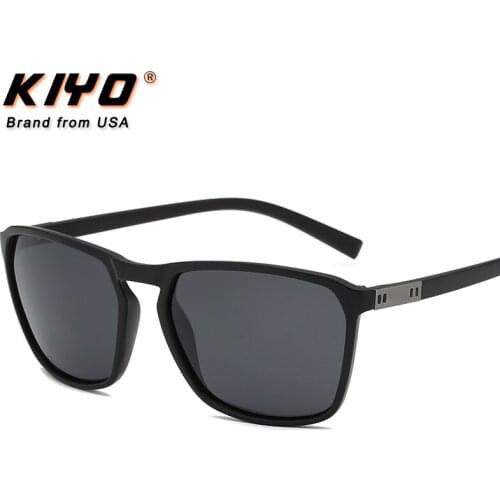 KIYO Brand 2020 New Women Men Square Polarized Sunglasses PC Classic Sun Glasses High Quality UV400 Driving Eyewear 3782