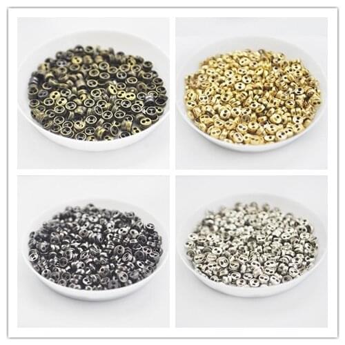 Mini buttons 100pcs 3mm mixed color round bread buttons little doll buttons for diy sewing craft and scrapbooking accessories