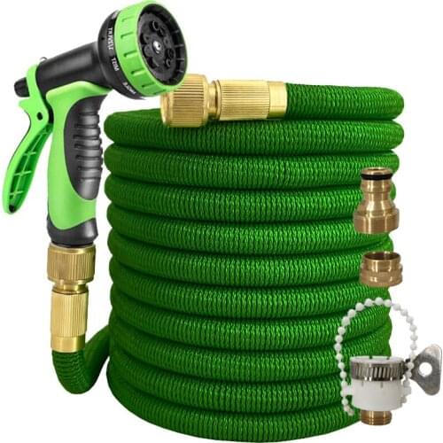 Garden Hose Set with Expandable Water Injector Magic Garden Hose Sprayer Hose High Pressure Watering Car Wash EU Gun Sprayer