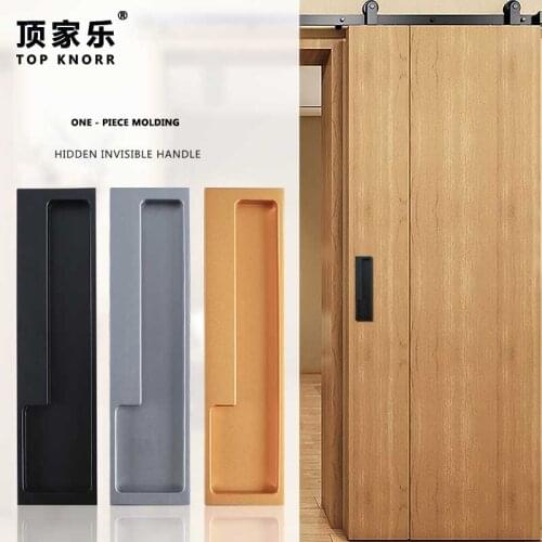 Zinc Alloy Sliding Door Handle Hidden Door Handle Indoor Door Pull Closet Pull Kitchen Drawer Pull Door Hardware