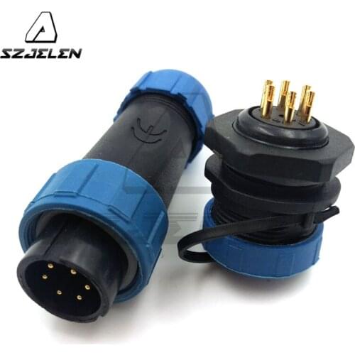 SP17 Series ,6pin Waterproof Connector , Electrical vehicle Aviation Wire Connector Plug and Socket 6pin