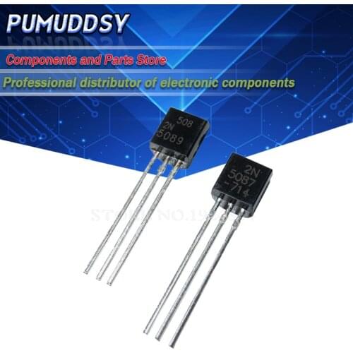 50PCS 2N5087+ 2N5089 every 25PCS 2N5087 2N5089 TO-92 In-line Transistor Low Noise TO92 Field Effect Transistor