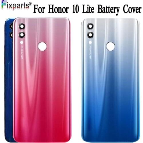 For Huawei Honor 10 Lite Back Battery Cover Door Rear Cover Housing Case For Honor 10 Lite Battery Cover Honor 10Lite Housing