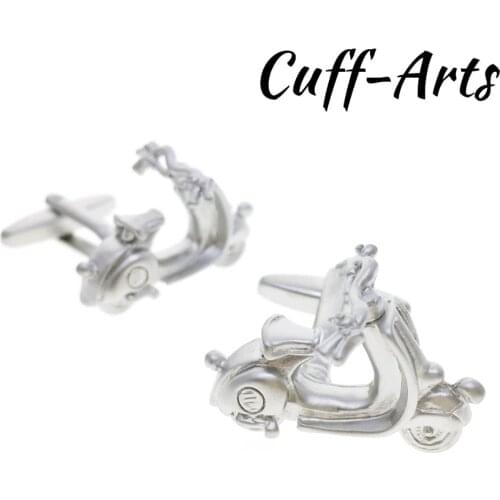 Cufflinks for Mens Scooter Cufflinks Pearl CuffLink Gifts for Men Shirt Cuff links Bouton De Manchette by Cuffarts C10206