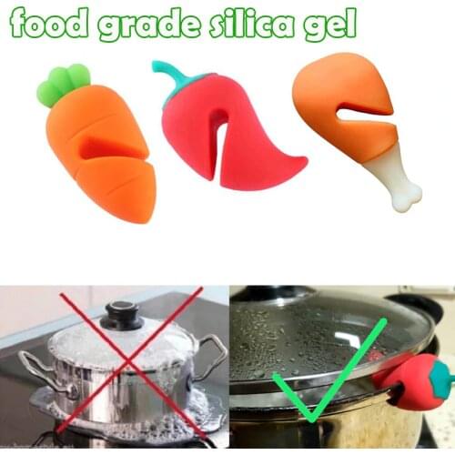 Spill Stopper Boiling Over Stop Clip Prevent Overflow Cooking Helper Pot Lid Heighten Mat Home Practical Gadgets For Kitchen