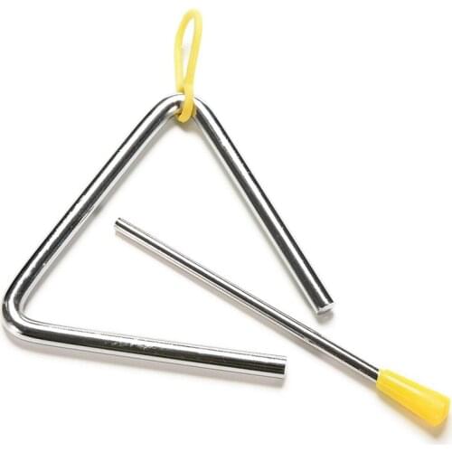 1 X Toddle Kids Musical Instrument Triangle Percussion For Festival Props 4.3"