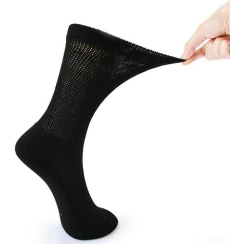 10PCS=5pairs loose cuff screw thickening towel socks loop pile socks diabetic socks elite casual socks
