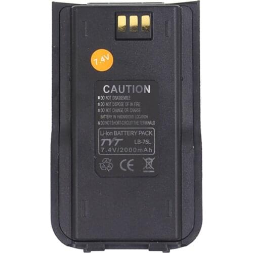 100% Original Li ion Battery 7.4V 2000mah for TYT MD-UV380 Walkie Talkie MD-380 DMR Radio