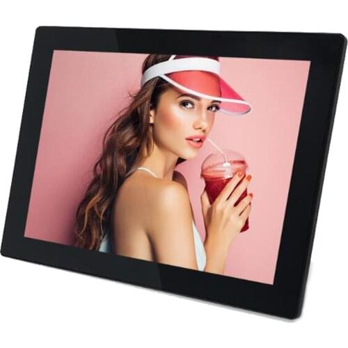 15.6 Inch Backlight HD 1280*800Full Function Digital Photo Frame Electronic Album digitale Picture Music Video
