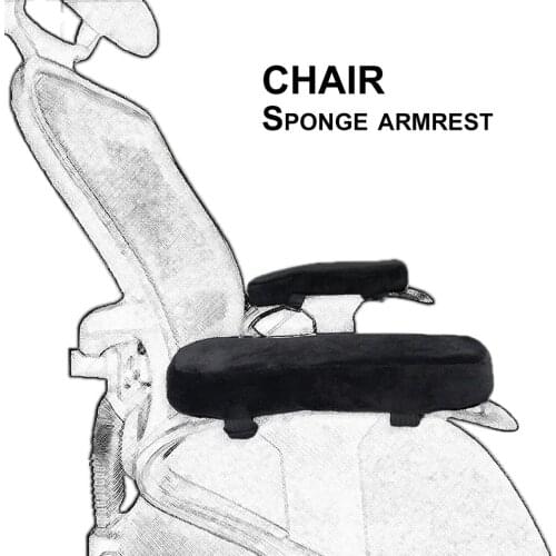 2pcs Chair Armrest Pads Ultra-Soft Memory Foam Elbow Pillow Support Universal Fit For Home or Office Chair For Elbow Relief