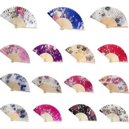 250 Personalized Silk Wedding Fan,Japanese Folding Hand Fan,Chinese Dance Fans,Wedding Shower Gift,with Laser-Cut Gift box SN236
