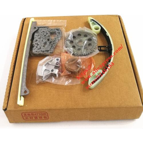 6pcs/set Timing sets for BYD F3 G3 L3 F5 Suri 473Q engine Timing rail&chain&gear&Tensioner F