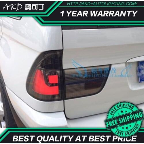 AKD Car Styling for BMW X5 LED Tail Light 1998-2006 E53 Tail Lamp LED Rear Lamp DRL Signal Brake Reverse auto Accessories