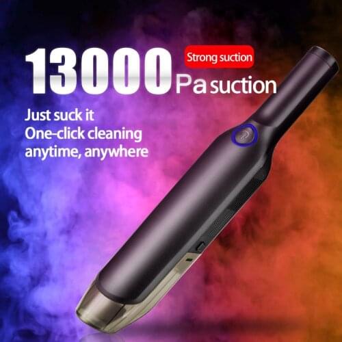 Auto Handheld Wireless Vacuum Cleaner Portable Powerful Cyclon Suction 40-50W 3.5-5KPA Car Vacuum Wet/Dry Auto Home Cleaner