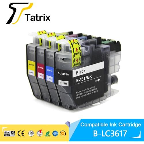 Tatrix Compatible for Brother LC3617 ink cartridge For MFC-J2330DW MFC-J2730DW MFC-J3530DW MFC-J3930DW