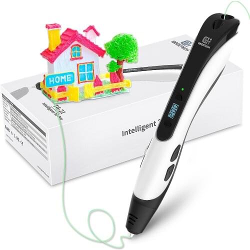 GEEETECH 3D pen drawing pen designed for children educational toys 3D printing pen DIY graffiti Compatible With ABS PLA filament
