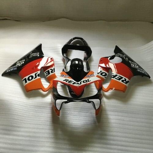 Custom Red orange Fairing kit for CBR600 F4I 01 02 03 Injection mold CBR600F4I 2001 2002 2003 Fairings Set+gifts Hp50