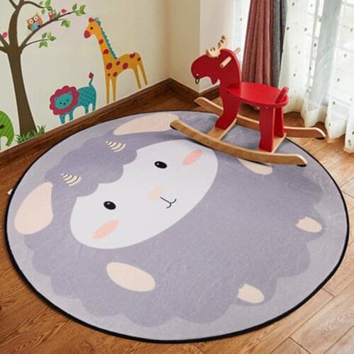 Round Carpets Alfombra Salón Nordic Computer Chair Floor Mats Bedroom Childrens Room Bedside Rugs 카페트 коврик для ванной Cartoon