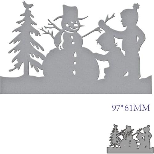 Metal Cutting Dies Cut Mold Make a snowman Decoration Scrapbook Paper Craft Knife Mould Blade Punch Stencils