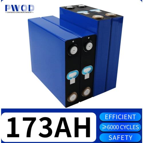 PWOD Brand New 4PCS Grade A 310Ah LiFePO4 3.2v 320AH Lithium Iron Phosphate Battery Electric Car RV High Capacity EU tax free