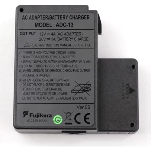 New replacement ADC-13 Battery Charger AC Adapter for FSM-60S 60R 18S 18R Fusion Splicer BTR-08 Battery Adaptor Charger ADC-13