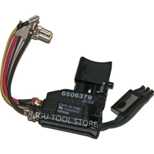 Switch for Makita 650731-7 6506379 DDF456Z BHP446Z BDF456Z BDF456RFE BDF446Z DDF456 DDF446 BHP456 BDF456 BDF446 DHP456 DF456D