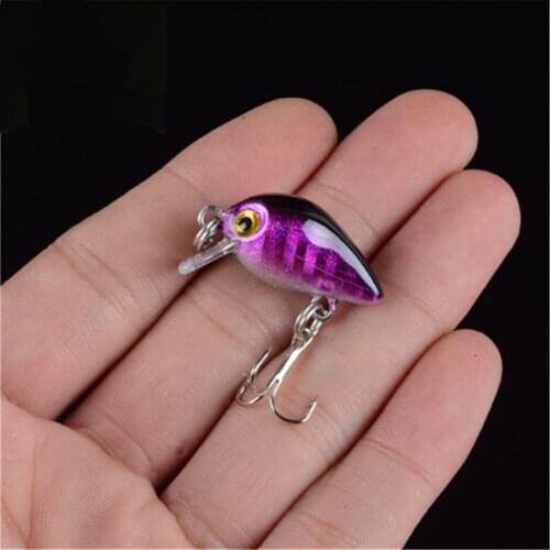 1PCS 28mm 1.95g Crank Fishing Lure Wobbler Floating Artificial plastic Hard Bait Trout Crankbait Bass Pike Japan Fishing Tackle