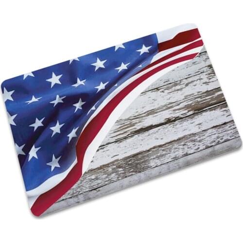 Drop Shipping Wood Living Room Floor Doormat Home Indoor Bedroom Living Room Bedside Carpet Mat Kitchen Rug