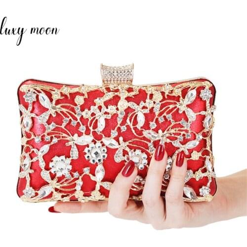 Diamond Luxury Designer Handbag Womens Clutch Bag Elegant Purses and Handbags Small Chain Shoulder Messenger Evening Bag Z136