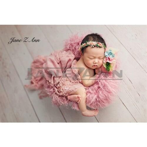 Jane Z Ann Forest baby jungle party photography props flower headdress newborn photo props