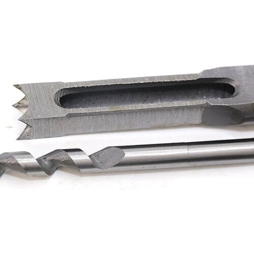 ZD 12.5mm Square Hole Drill Bit Auger Mortising Chisel Carve Woodworking Tools