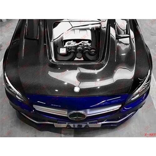 2015-2019 Z-ART carbon fiber engine bonnet for C63 carbon fiber engine cover for W205 C63 AMG carbon fiber engine hood for C63