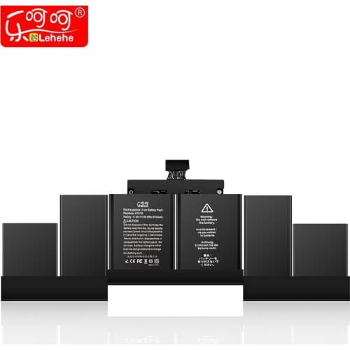 LEHEHE Laptop A1618 A1398 Battery For Apple MacBook Pro Retina 15'' 15.4" Inch 2015 Year 020-00079 MJLQ2LL/A MJLT2LL/A