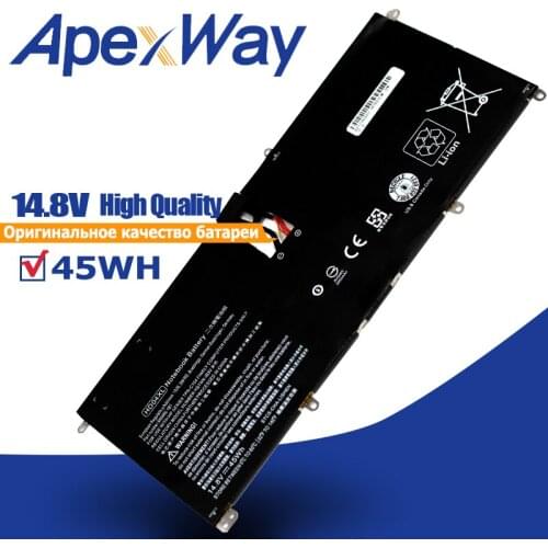 ApexWay 14.8V 45wh HD04XL 685866-1B1 685866-171 for HP Envy Spectre XT 13 2120tu 2021tu 2000eg