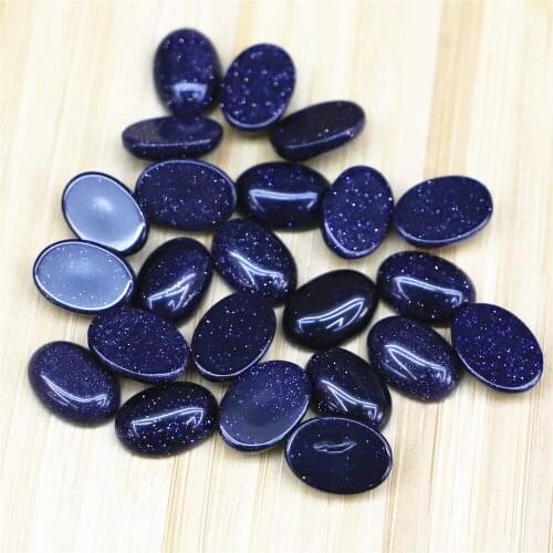 Oval 10x14MM Natural Stone Beads Rhodonite Lapis Crystal Howlite Onyx Zoisite Amazonite Sodalite CAB Cabochon 30Pcs