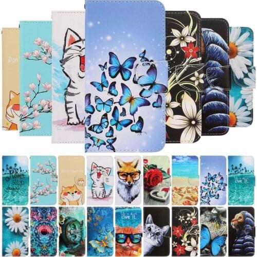 Cute Card Holder Stand Book Cover For Case Samsung Galaxy A22 A32 A42 A52 A72 S21 Fe Plus Note 20 Ultra Phone Bags Housing DP20F